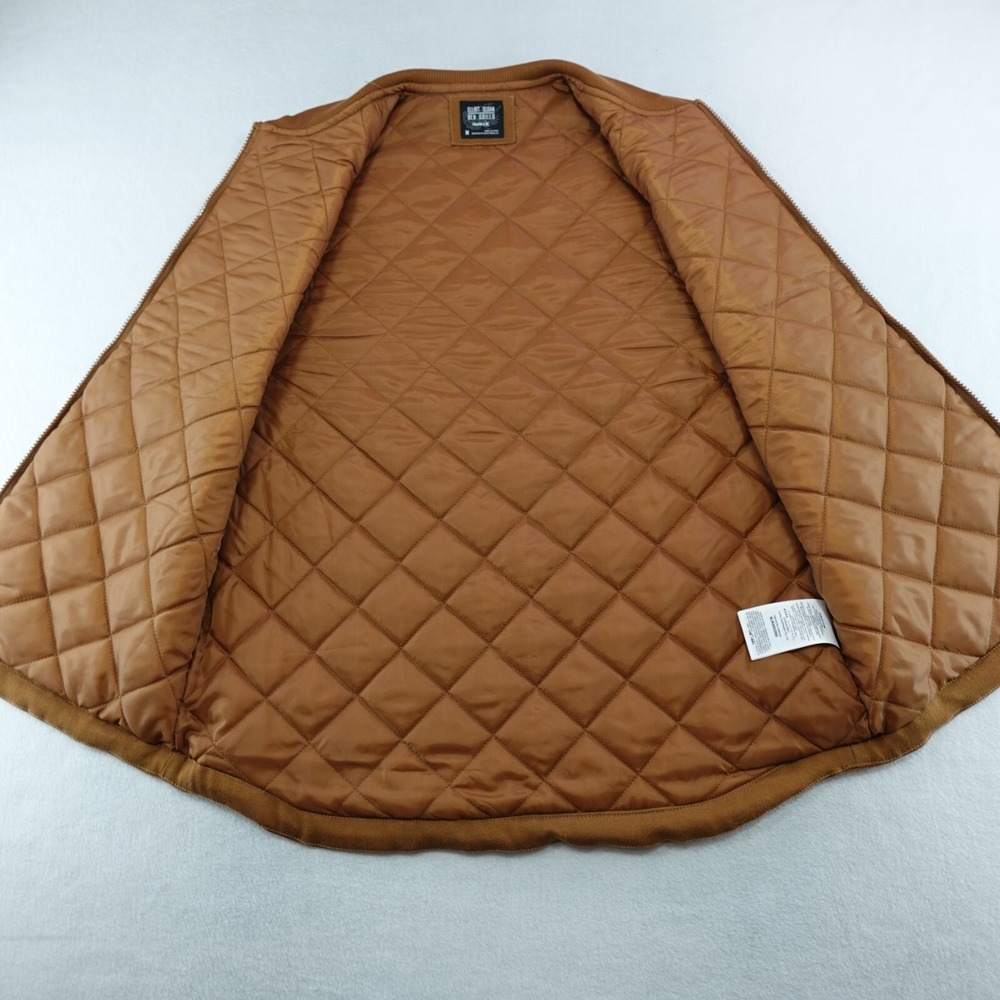 NWT Elliot Sloan/ Ben Grillo Hurley Vest Mens Brown Canvas Pocket Street Dragon - Picture 11 of 16